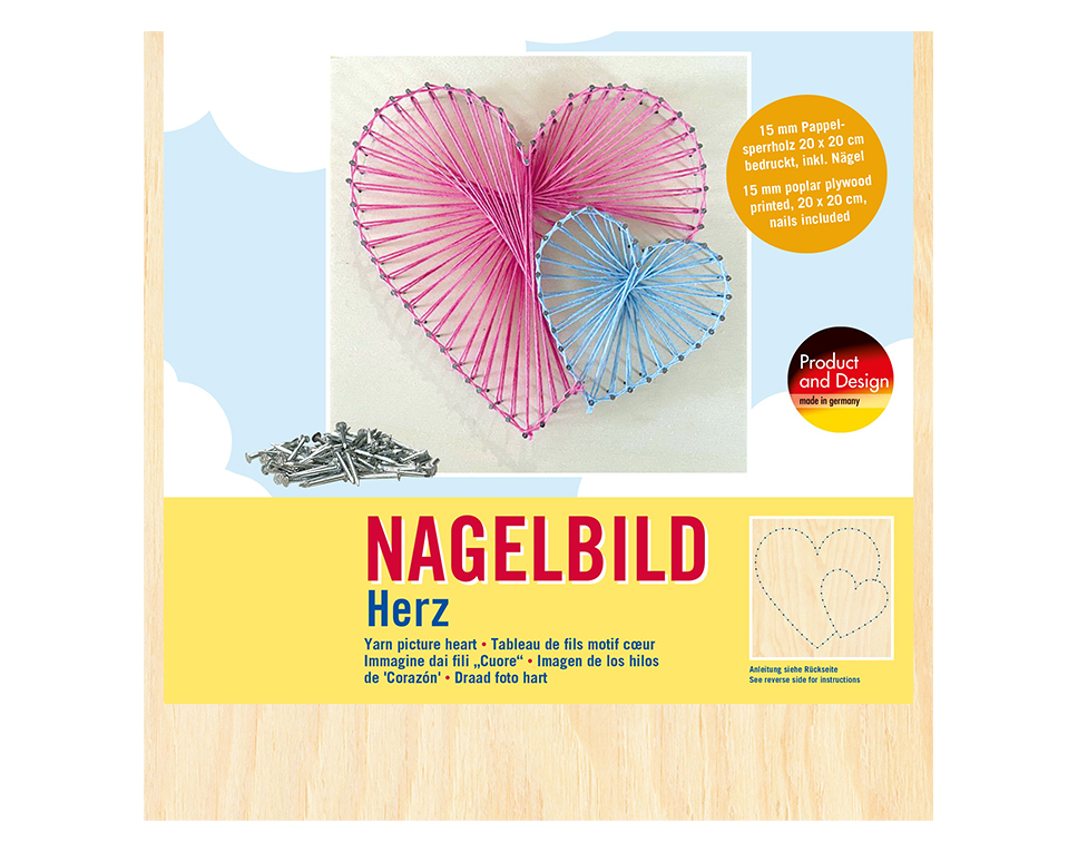 M-NB6 - Nagelbild Herz