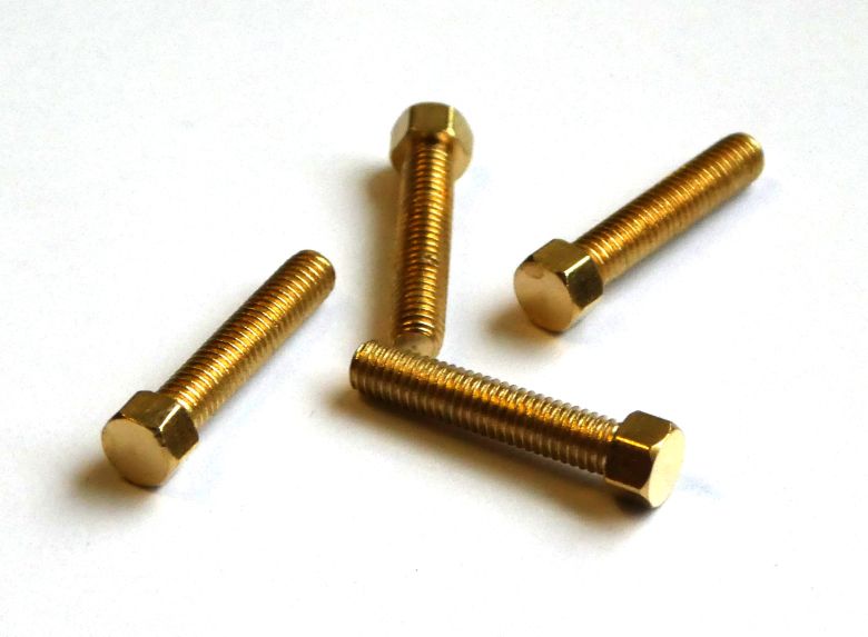 Modellsechskantschrauben, M 0,8x4mm, SW=1,3mm, KH=0,8mm, 10 Stück