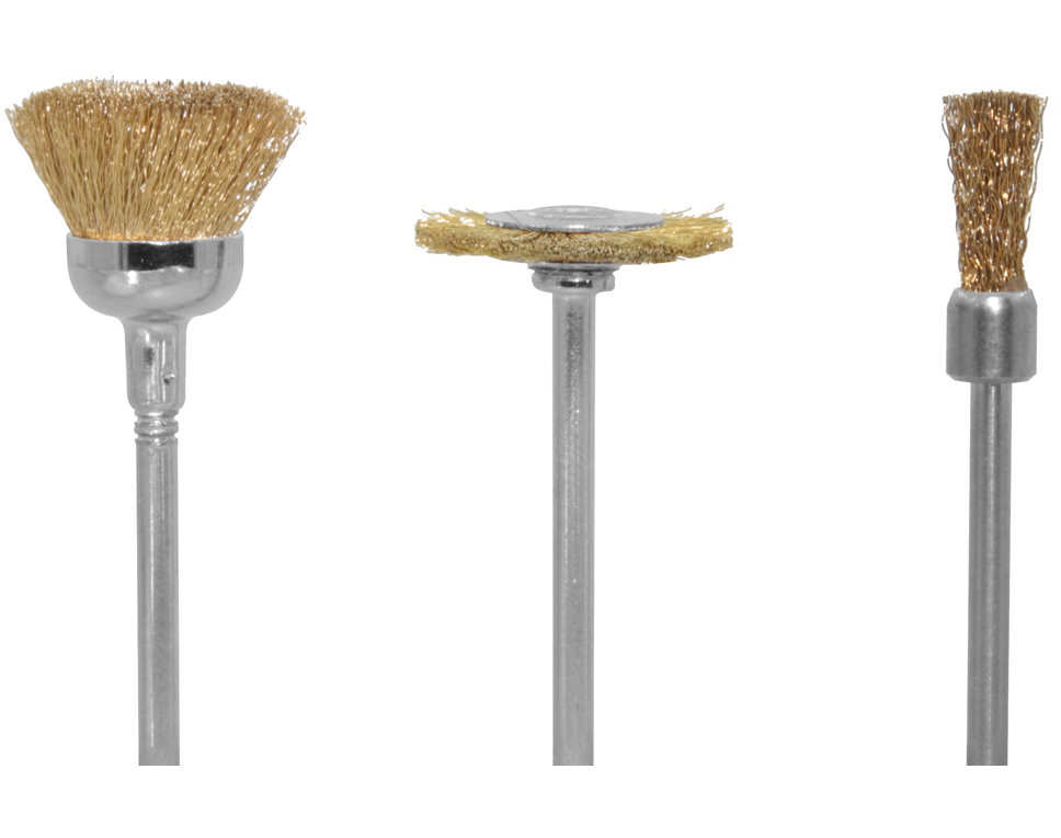 1671 - 3 Messingbürsten ( mittel )