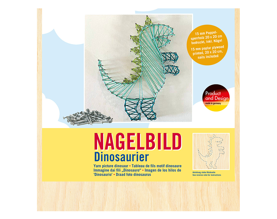 M-NB3 - Nagelbild Dinosaurier