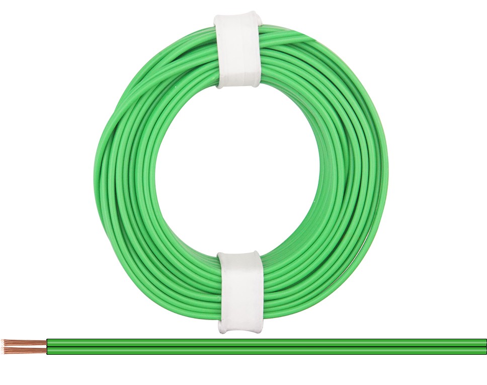 218-44 - Zwillingslitze 0,14 mm² / 5 m grün-grün