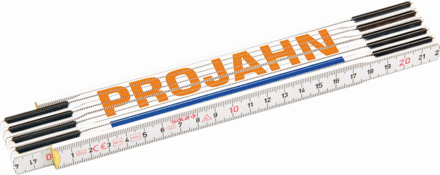 Projahn - Gliedermassstab Holz 2 m - 1 Stück