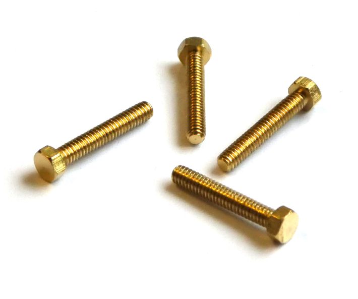 Modellsechskantschrauben, M 2x10mm, SW=3,0mm, KH=1,4mm, 10 Stück