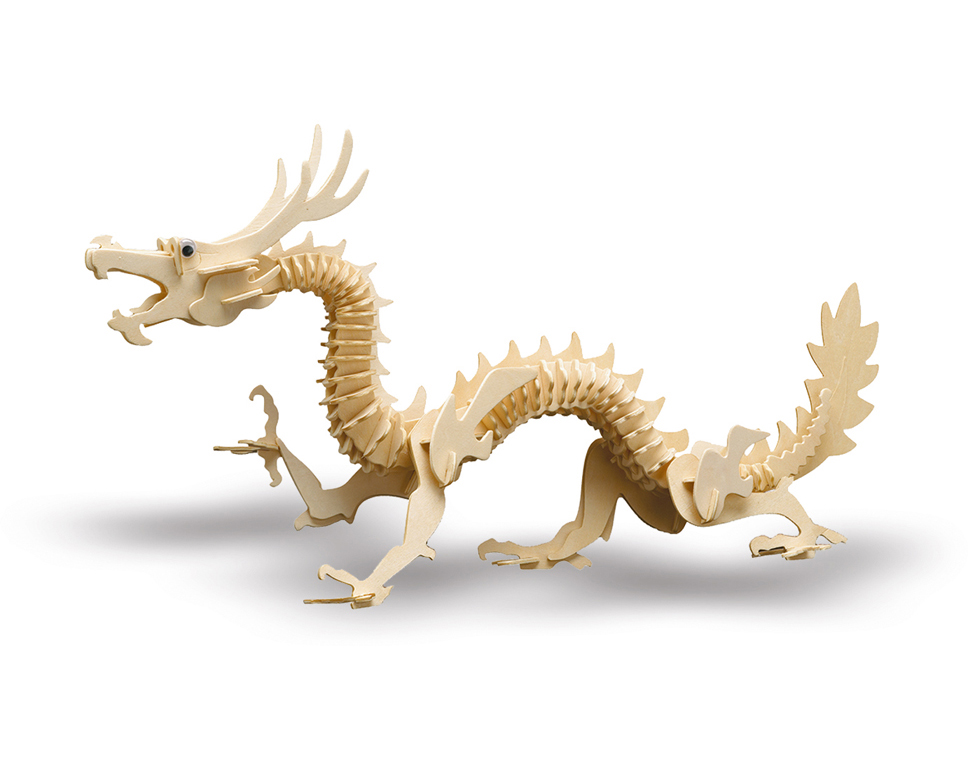 M857-6 - Holzbausatz Drache
