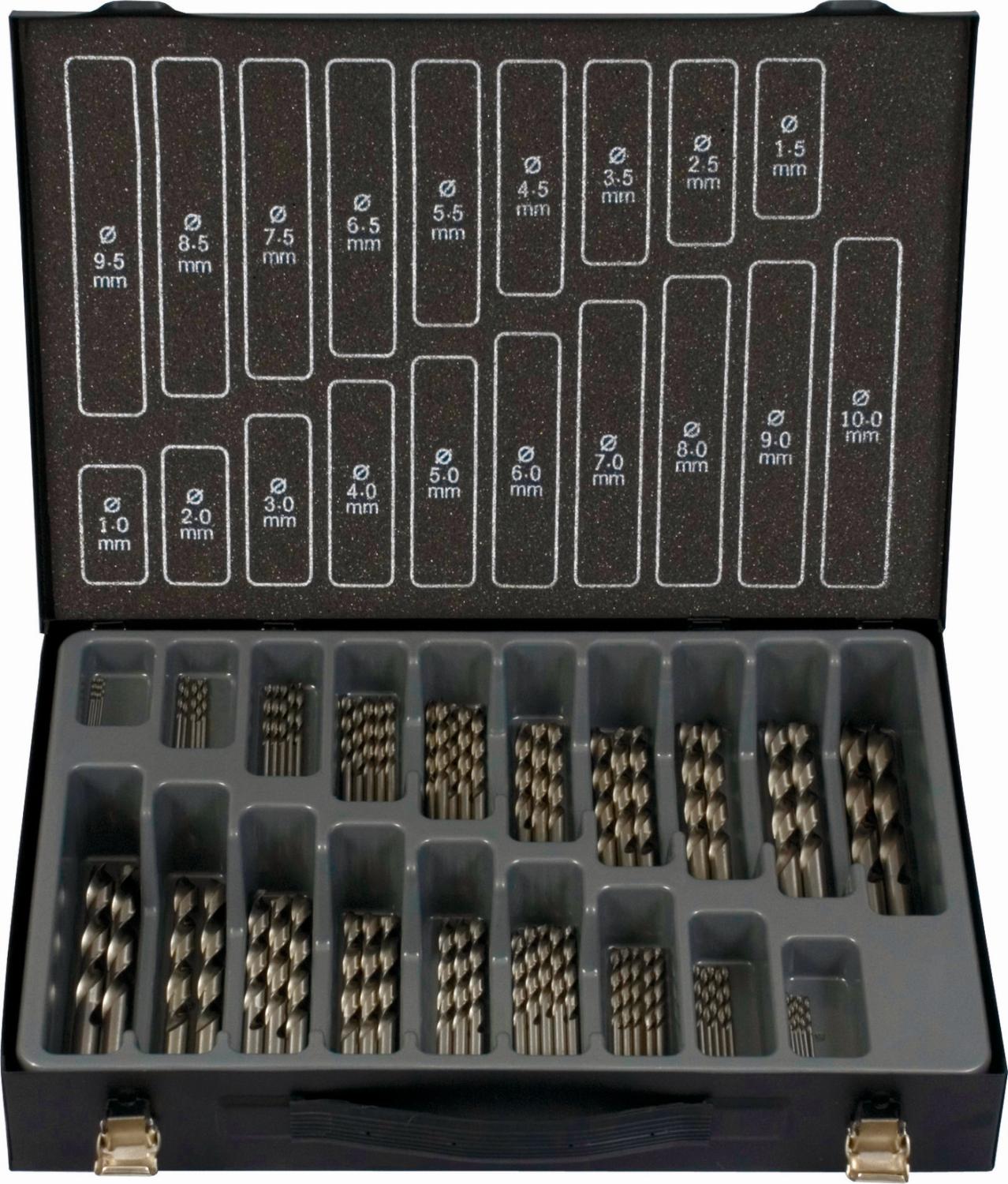 Projahn - Bohrer-Magazin HSS-G ECO 70tlg bestehend aus: je 5 Stück: 1,0 - 5,0 mm je 3 Stück: 5,5 - 7,5 mm je 2 Stück 8,0 - 10,0 mm - 1 Stück
