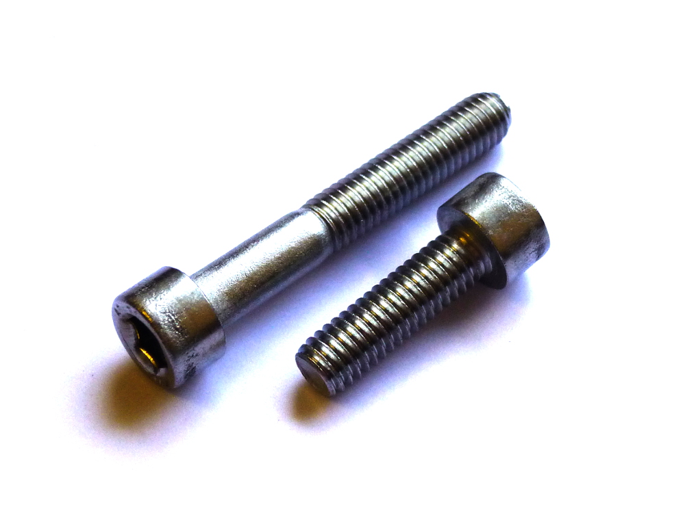 Sortiment Zylinderschrauben DIN 912  und Muttern M 2 - Edelstahl A2 (165 Stück)