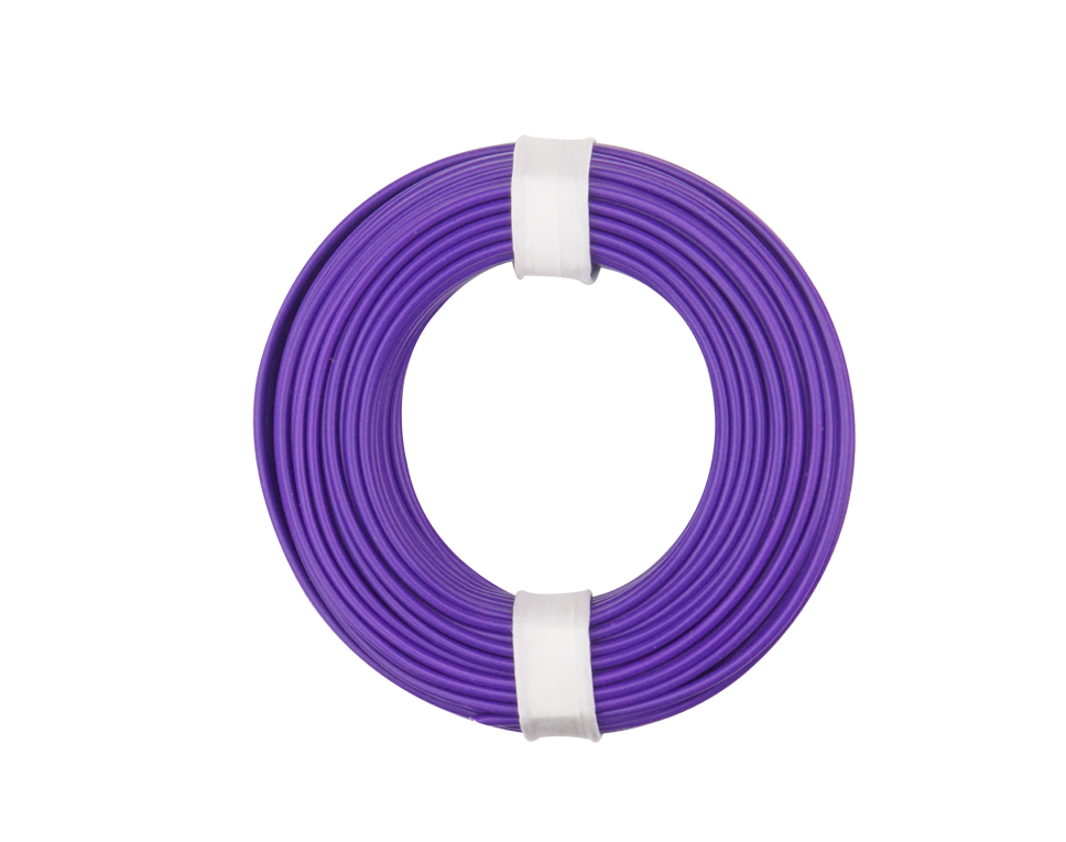 Kopie von 175-016 - Kupferschalt Litze 0,75 mm² / 10 m / violett #1