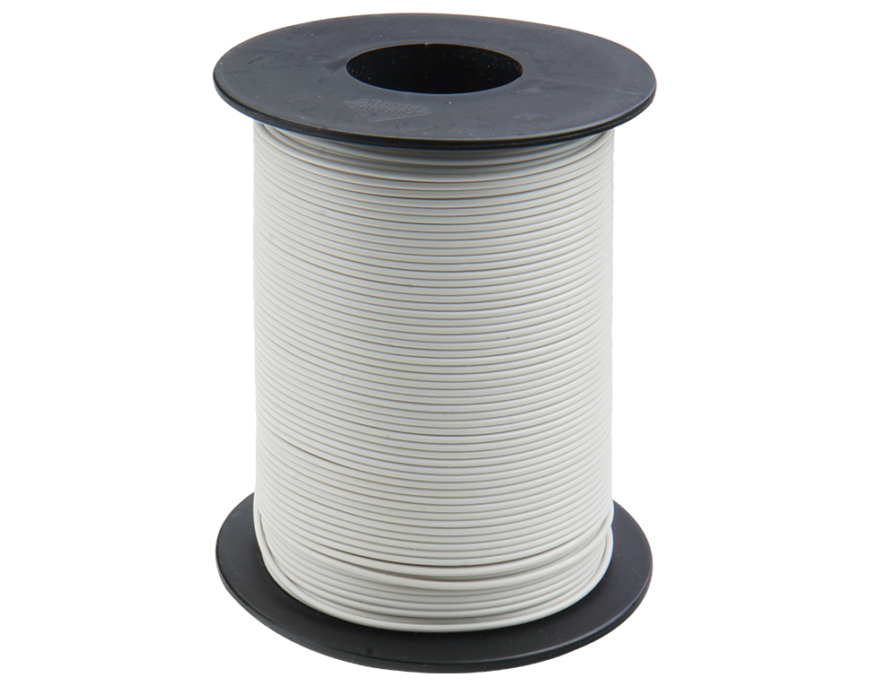 119-15 - Kupferschalt Litze 0,14 mm² / 100m weiss