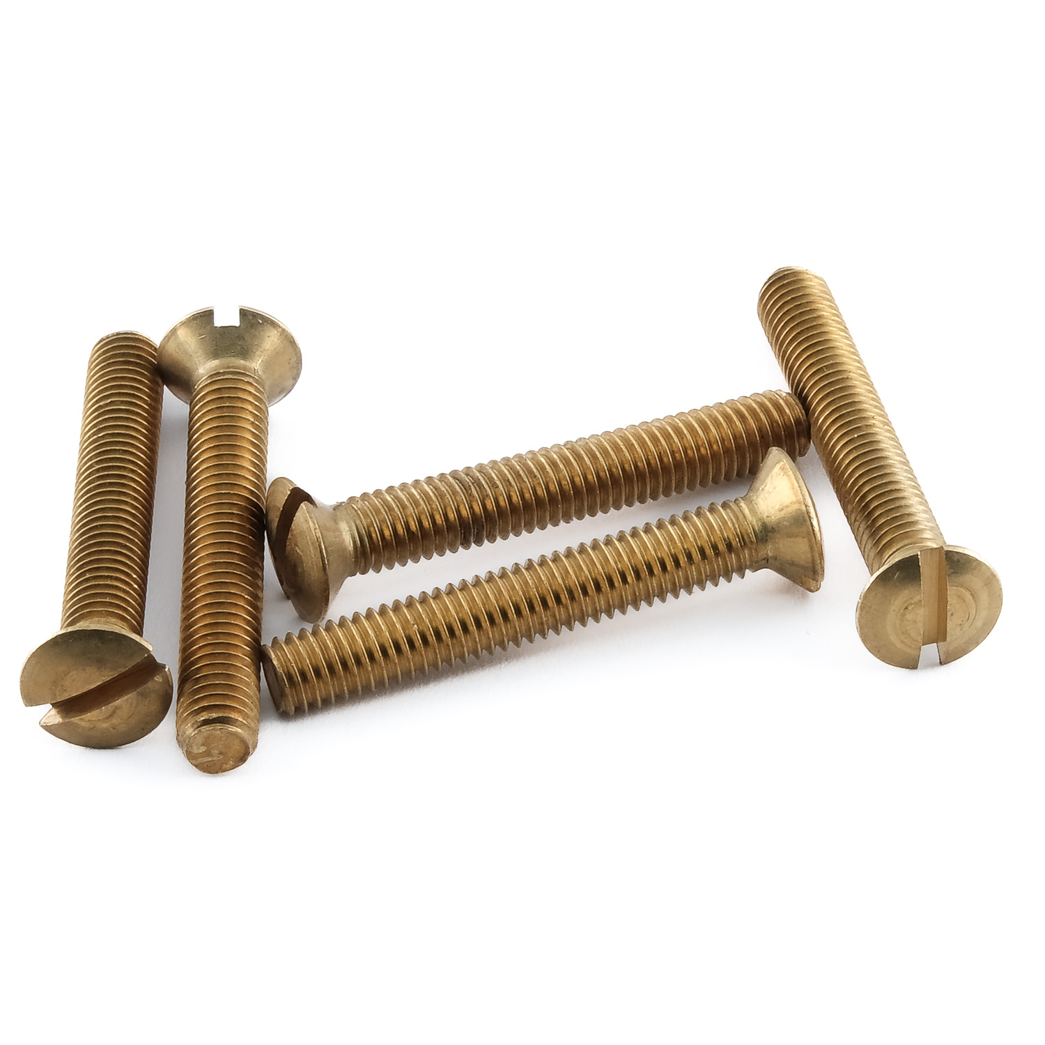 Senkschrauben DIN 964 Messing M 8 x 35 Ms VE= 100Stück