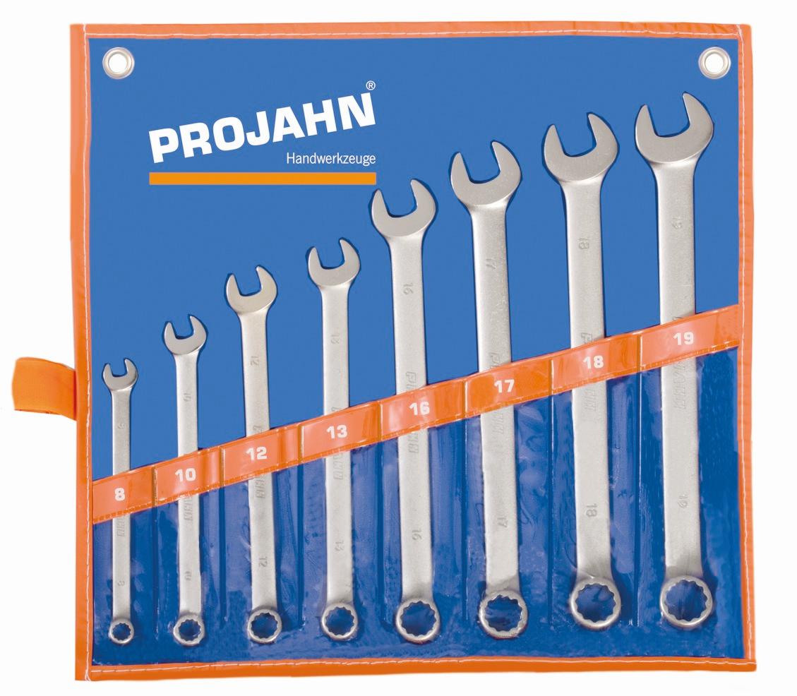 Projahn - Gabelringschluessel Set lang 8tlg 8 - 10 - 12 - 13 - 16 - 17 - 18 - 19 mm - 1 Stück