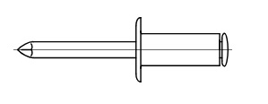 Offene Blindniete 6 x 16mm VE=50