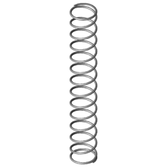 Druckfeder - Edelstahl - 0,5 x 6,8 x 44mm