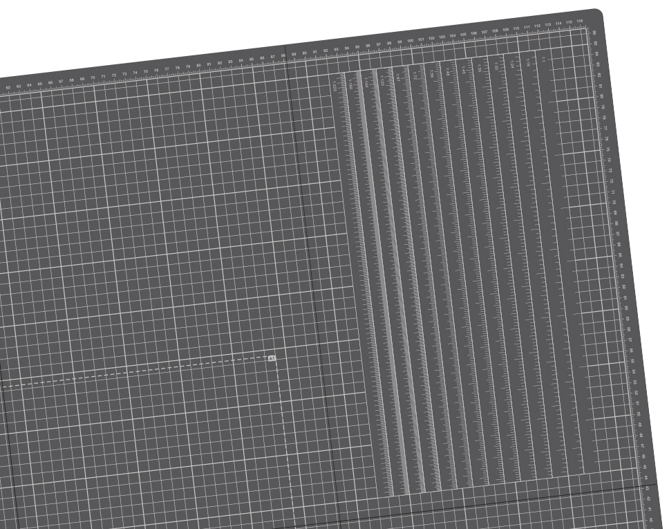 MS-A0 - Selbstheilende Schneidematte A0 (1200 x 900 x 2 mm) faltbar