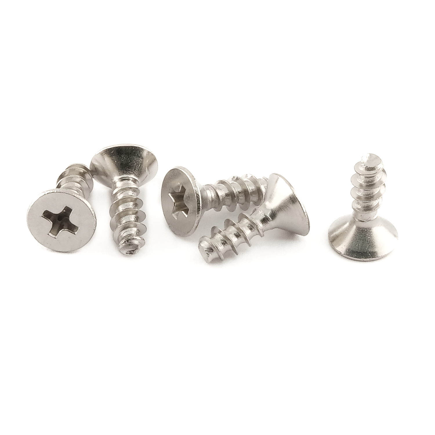 Schrauben für Kunststoffe mit Senkkopf, 4 x 8 mm, VE=500 Stück