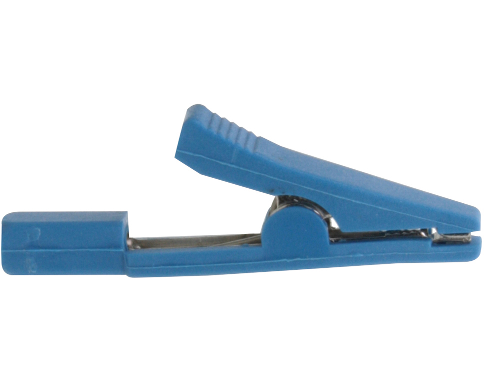 MA12 - Miniatur Abgreifklemme blau