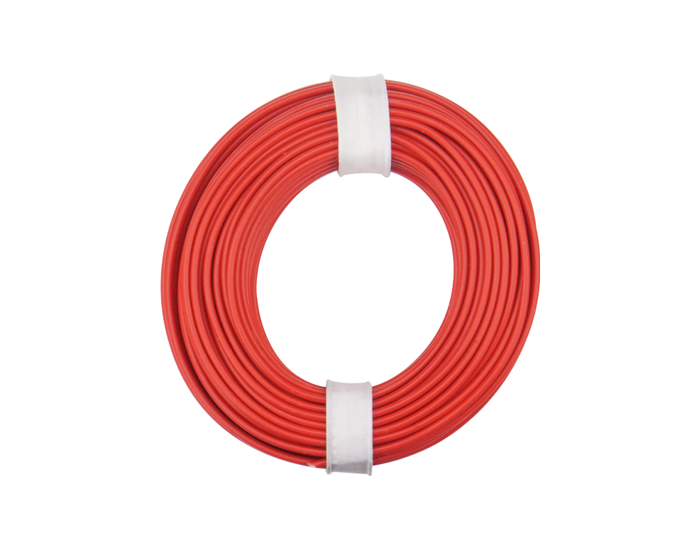 150-010 - Kupferschalt Litze  0,50 mm² / 10 m / rot