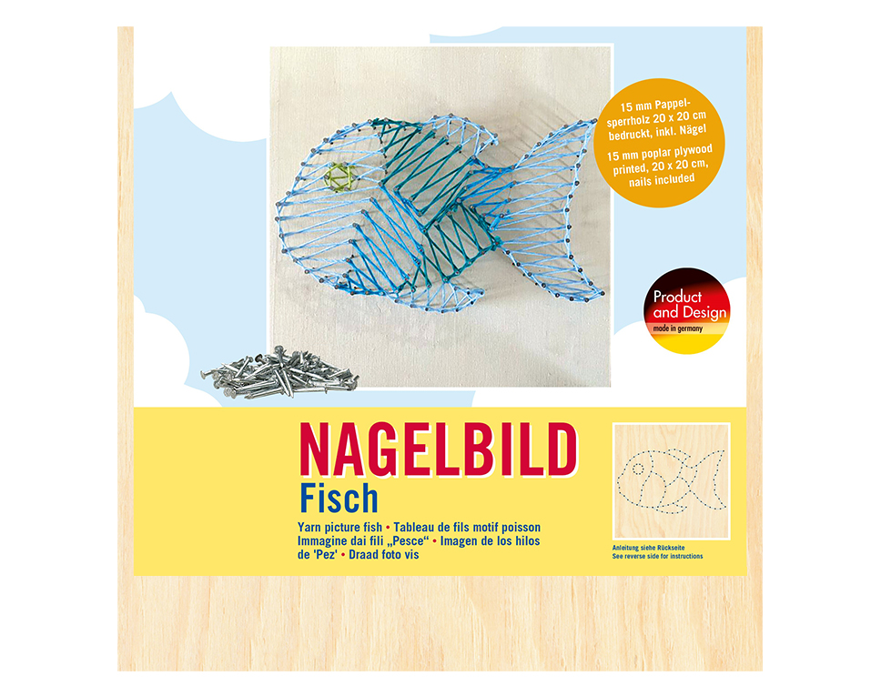 M-NB4 - Nagelbild Fisch