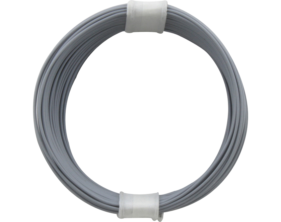 110-9 - Kupferschalt Litze 0,04 mm² / 10 m grau