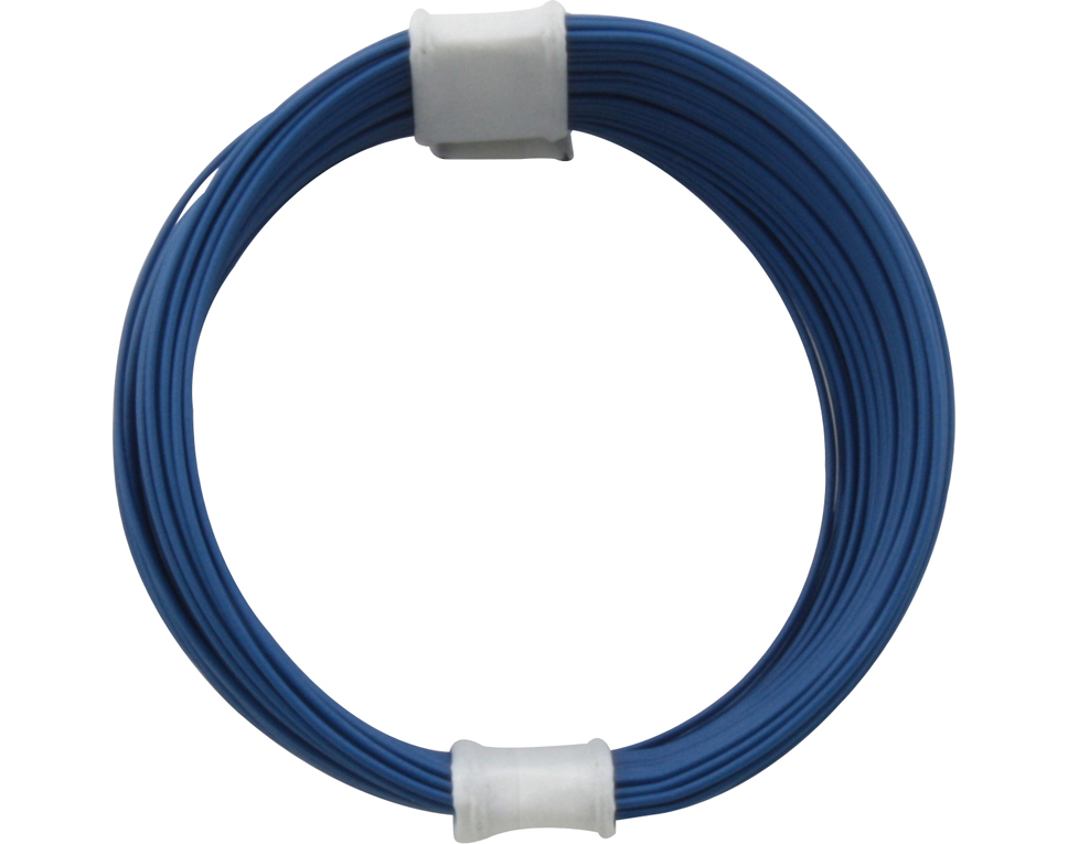 110-2 - Kupferschalt Litze 0,04 mm² / 10 m blau