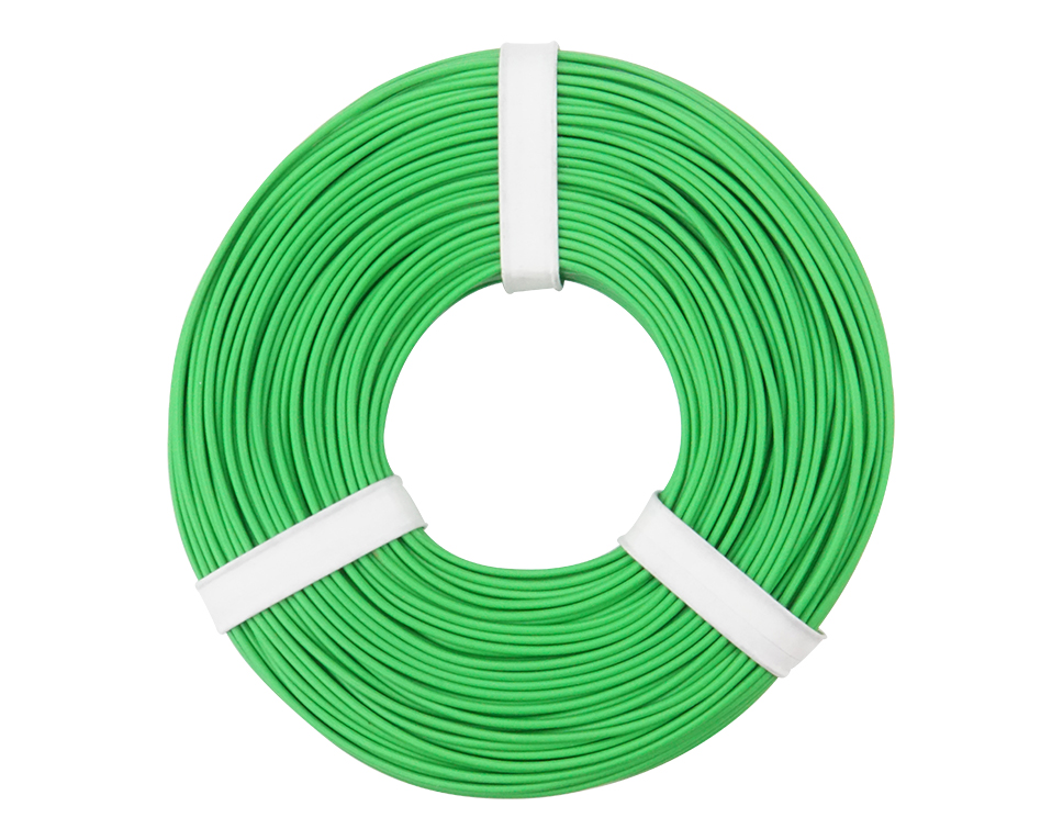125-054 - Kupferschalt Litze  0,25 mm² / 50 m / grün