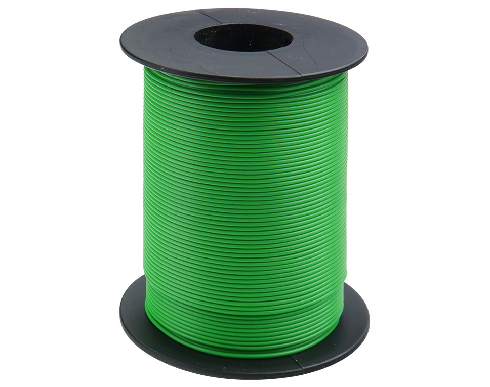 125-S50-4 - Kupferschaltlitze 0,25 mm² / 50m auf Spule grün