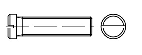 Flachkopfschrauben M 2,5 x 4 VE=100