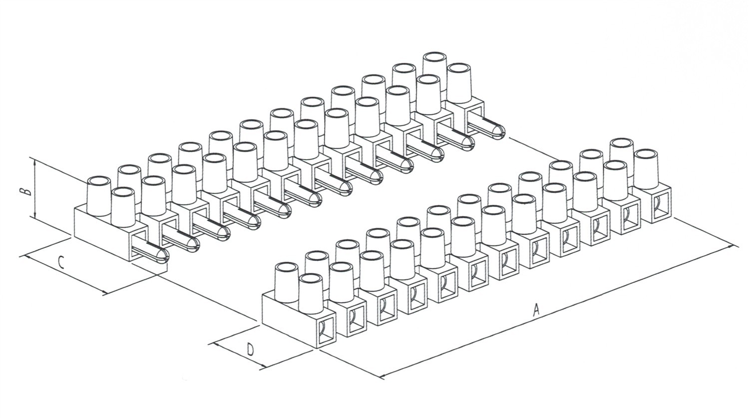 H143 - Lüsterklemme steckbar 4,0 mm