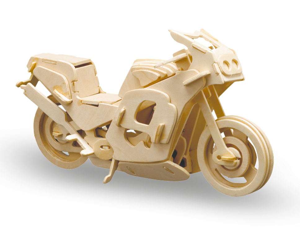 M865-8 - Holzbausatz Rennmotorrad