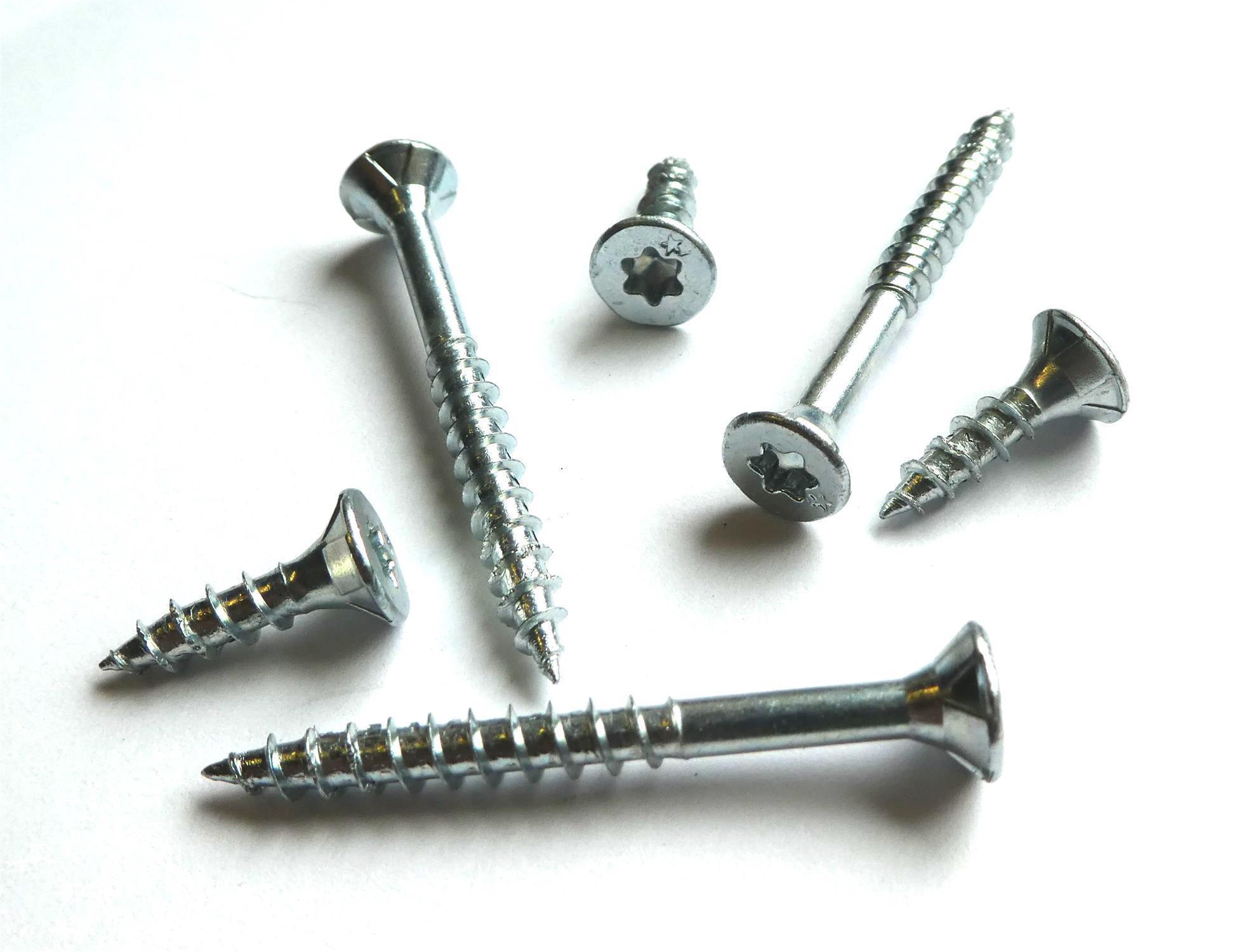 JD Plus Universalschraube, Stahl galv. verzinkt, 6 x 100 mm, T30, VE=100
