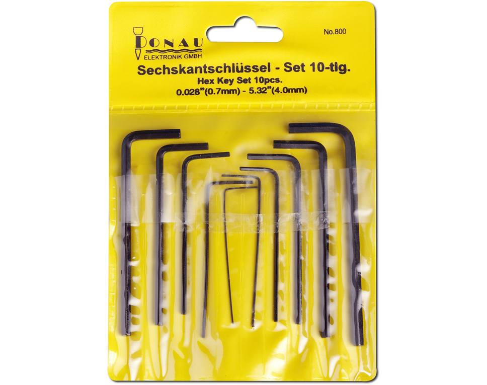 800 - Sechskantschlüssel Set 10-tlg.