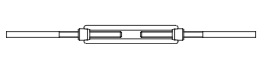 Spannschlossmuttern DIN 1480 A 2 SP AE M 12 A 2 VE= 1Stück