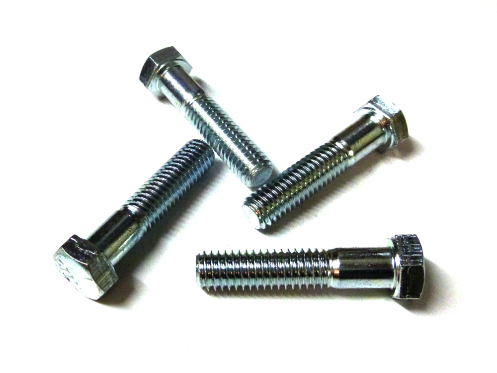 Sechskantschrauben DIN 960 8.8 M 12 x 1,5 x 45 galv. verzinkt gal Zn VE= 100Stück