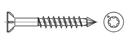 ABC-SPAX-M-Schrauben 3,5 x 40mm VE=200