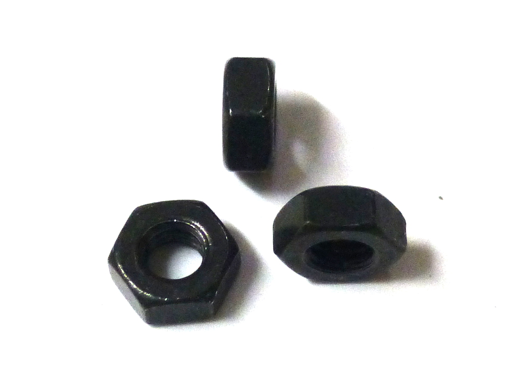 Sechskantmuttern M 2,5 VE=20 schwarz