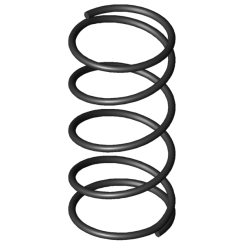 Druckfeder - Federstahl - 0,12 x 1,72 x 3,6mm