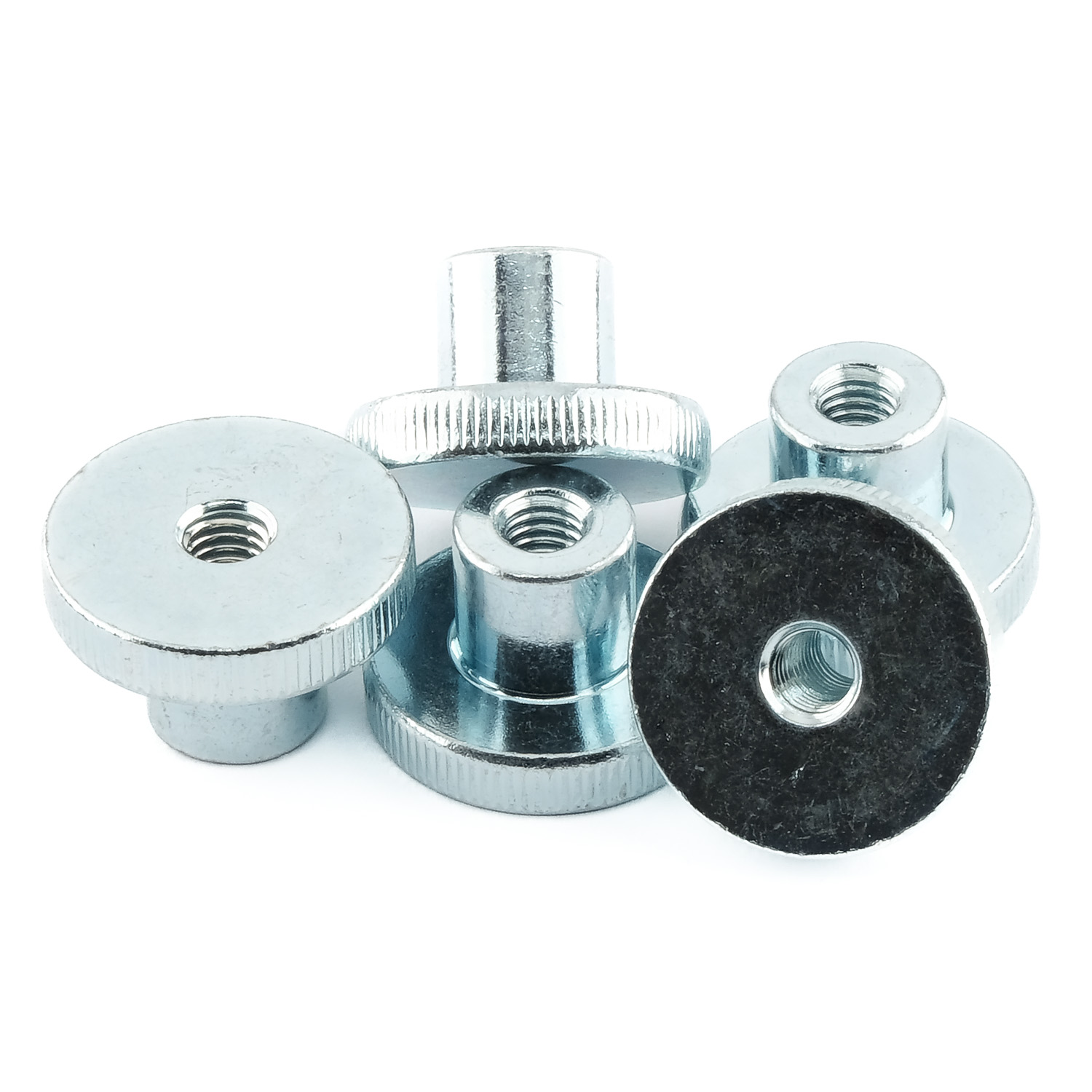 Rändelmuttern M 6 KP = 10 Stück