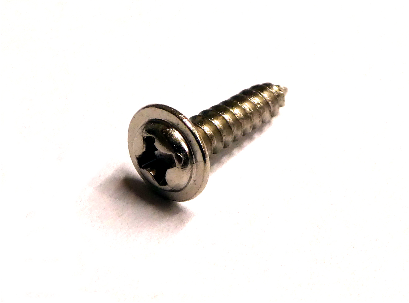 Blech-Holzschrauben mit Bund und Linsenkopf, 2 x 8 mm, VE=100 Stück