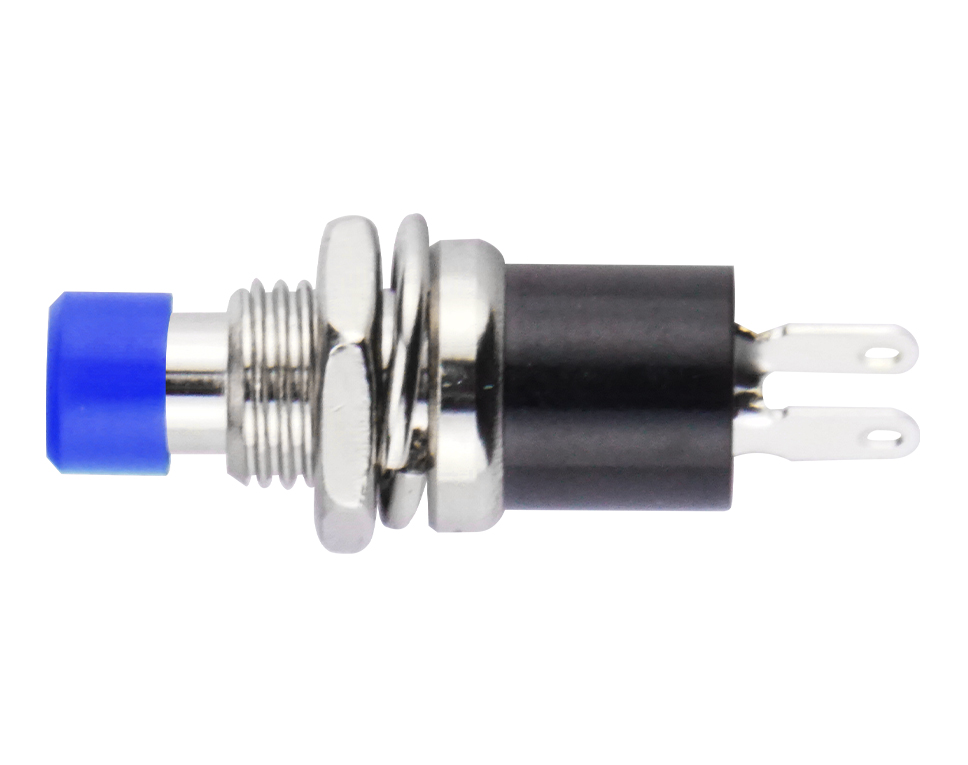 TSS12 - Miniatur Schließer, tastend, OFF-(ON), blau