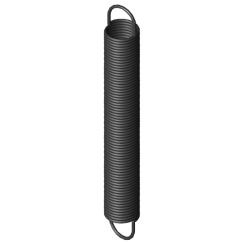 Zugfeder - Federstahl - 0,25 x 2,75 x 21,3mm