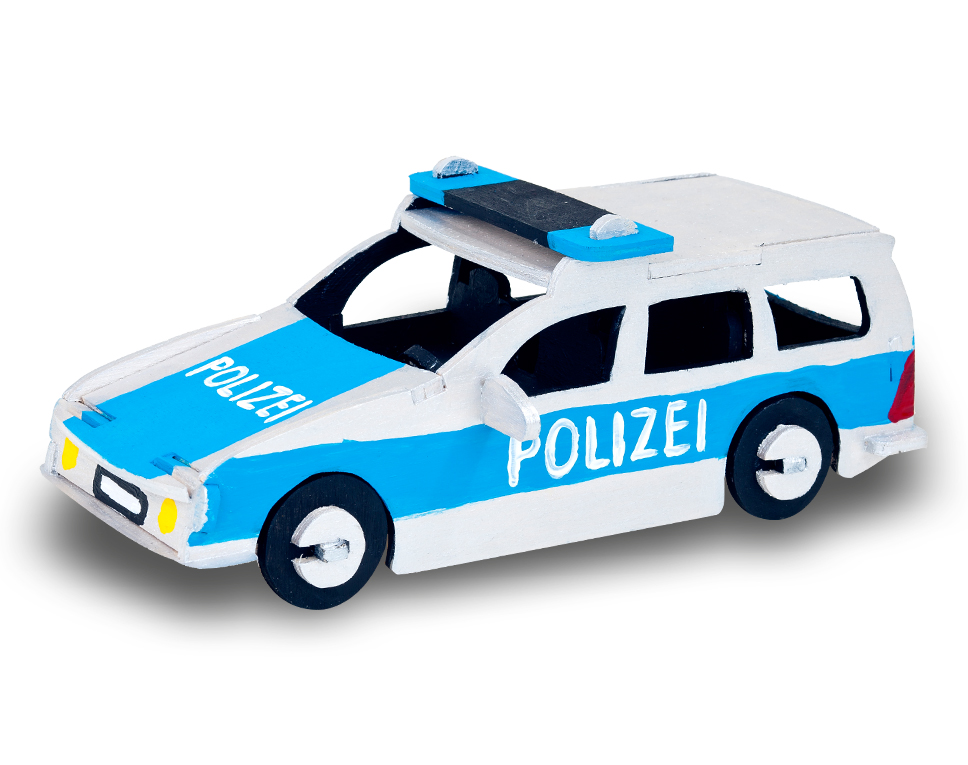 M851-3 - Holzbausatz Polizeiauto