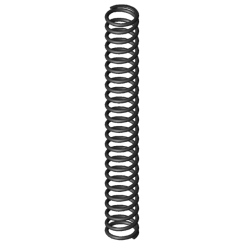 Druckfeder - Federstahl - 0,55 x 5,0 x 39mm