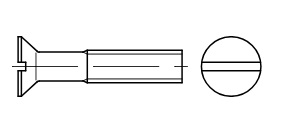 Zyl.-Blechschrauben 4,8 x 16mm VE=1000