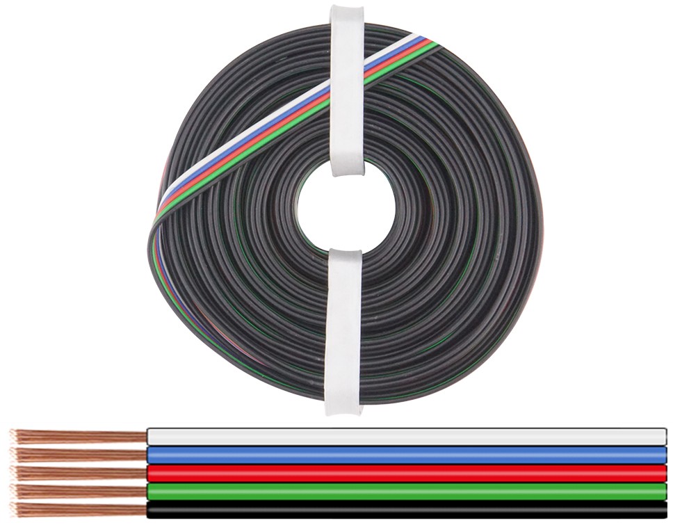 519-010 - Litze 5x0,25 mm² / 10m RGBW-LED
