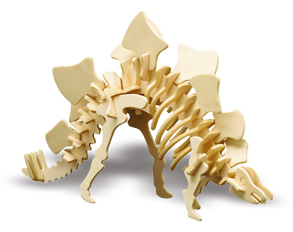 M856-5 - Holzbausatz Stegosaurus