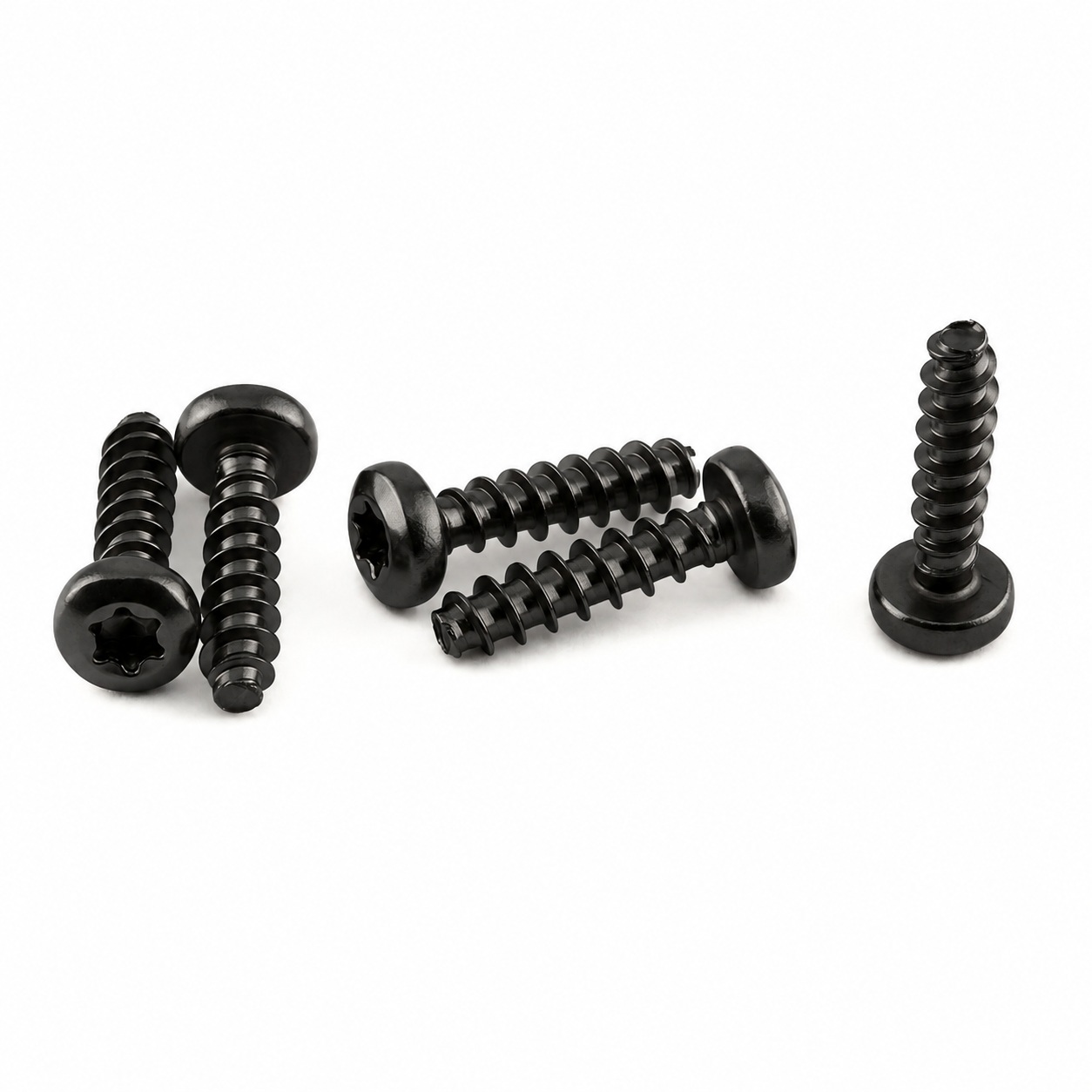Schrauben für Kunststoffe mit Linsenkopf, 2 x 6 mm, VE=50 Stück