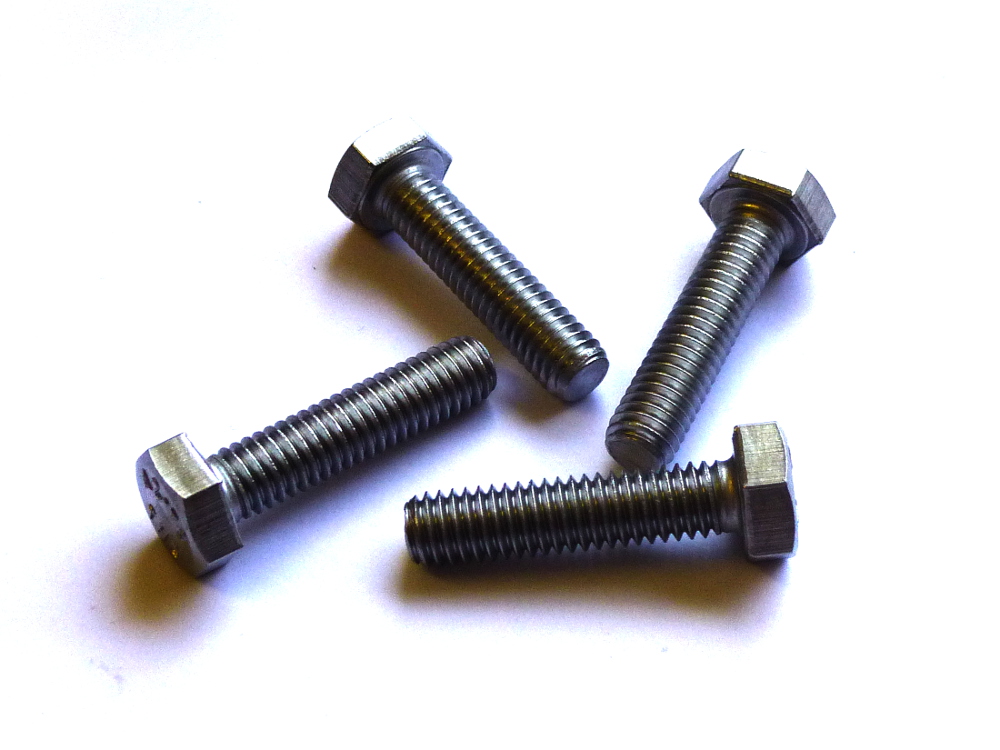 50 Stück Sechskantschrauben M8x30mm - Vollgewinde Nach DIN 933, Zugfestigkeit 5.8