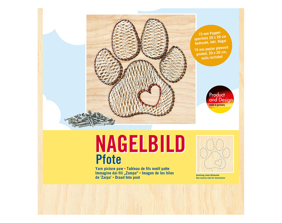 M-NB2 - Nagelbild Pfote