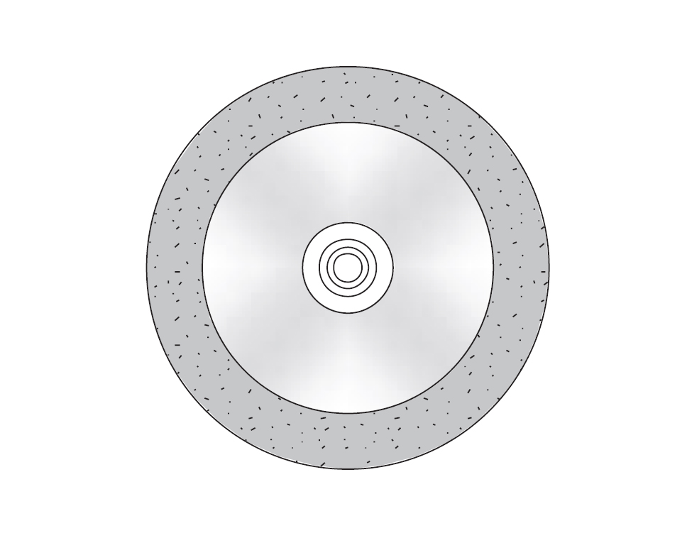 1635 - Diamant - Trennscheibe Ø 22 mm, Schnittstärke 0,3 mm