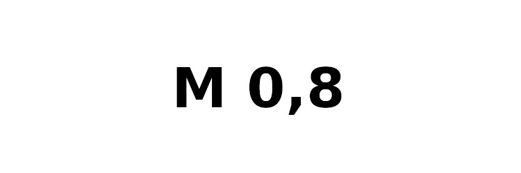 Durchmesser 0,8