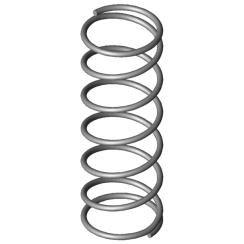Druckfeder - Edelstahl - 0,4 x 5,4 x 15,7mm